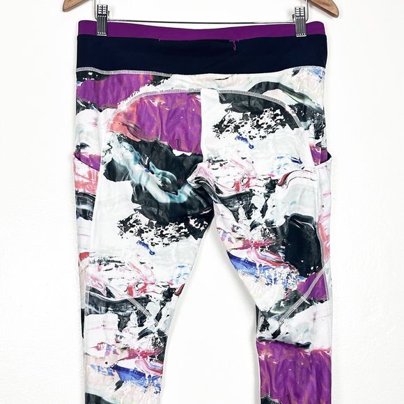 LULULEMON Speed Tight III Full Luxtreme Pigment Wave Regal Women's Legging Sz 10 - Picture 9 of 12